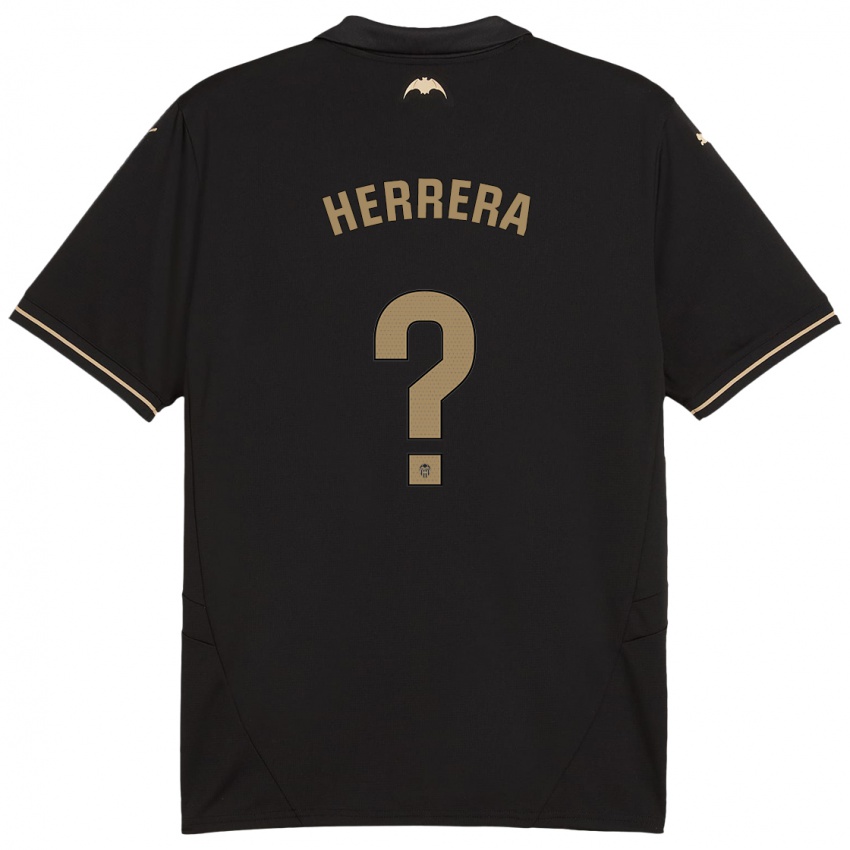 Criança Camisola Iker Herrera #0 Preto Alternativa 2024/25 Camisa