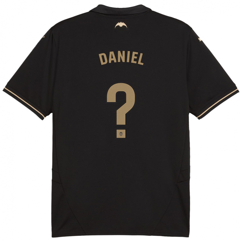 Criança Camisola Daniel Jiménez #0 Preto Alternativa 2024/25 Camisa