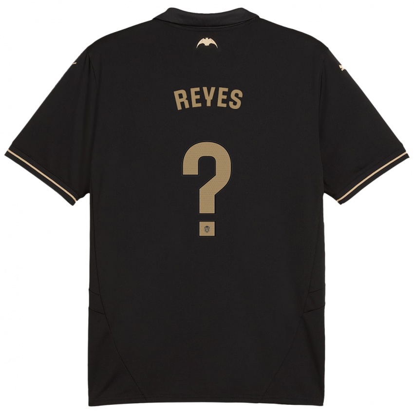 Criança Camisola Pablo Reyes #0 Preto Alternativa 2024/25 Camisa