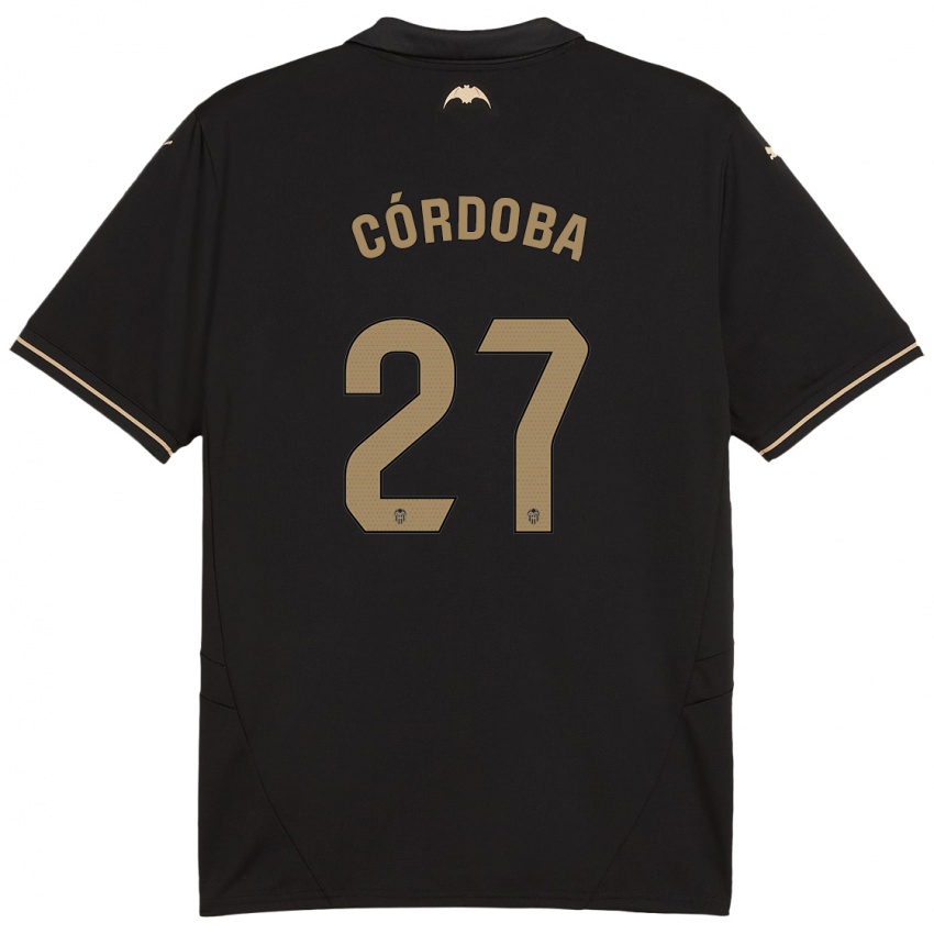 Criança Camisola Iker Córdoba #27 Preto Alternativa 2024/25 Camisa