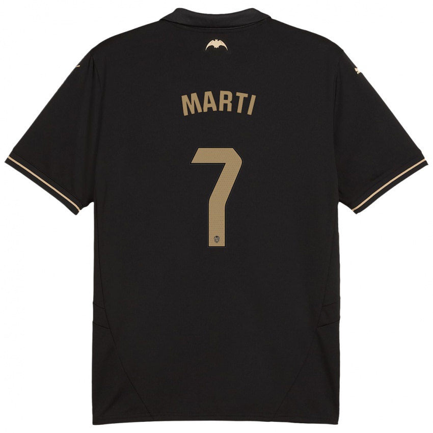 Criança Camisola Marina Martí #7 Preto Alternativa 2024/25 Camisa