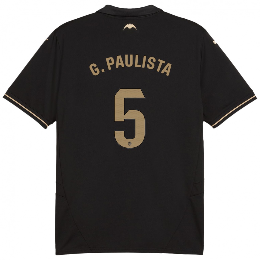 Criança Camisola Gabriel Paulista #5 Preto Alternativa 2024/25 Camisa