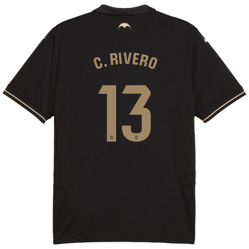 Criança Camisola Cristian Rivero #13 Preto Alternativa 2024/25 Camisa