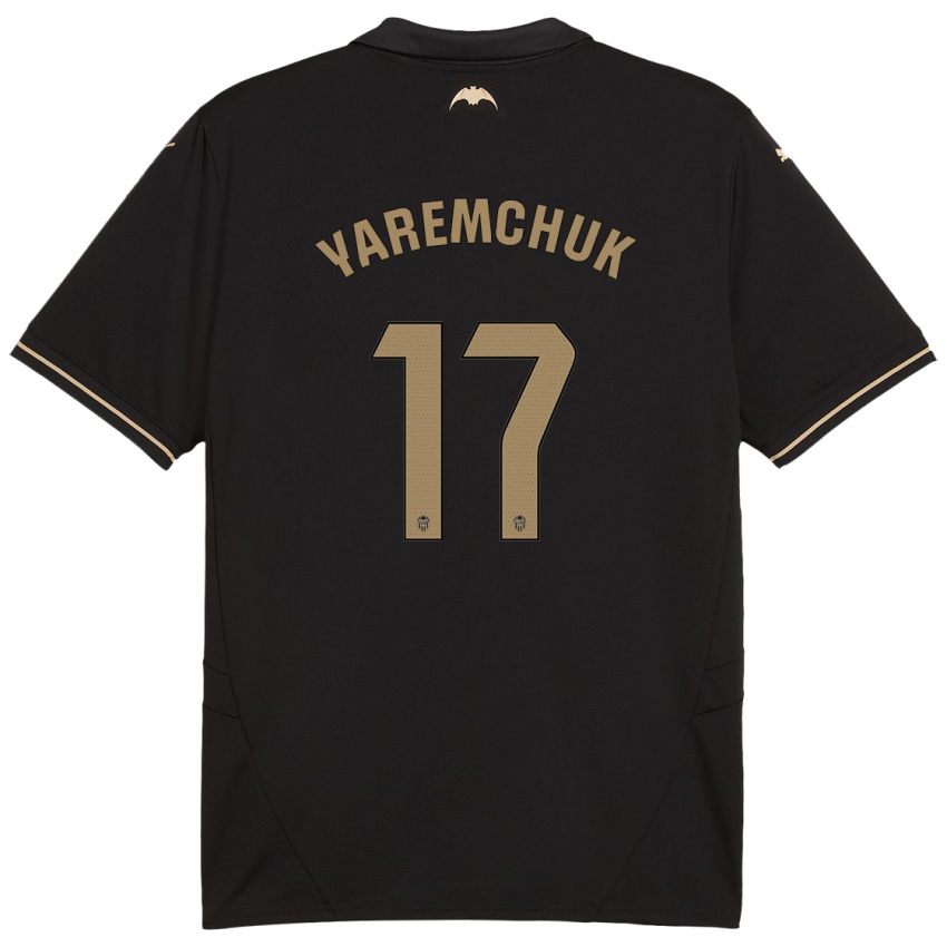 Criança Camisola Roman Yaremchuk #17 Preto Alternativa 2024/25 Camisa