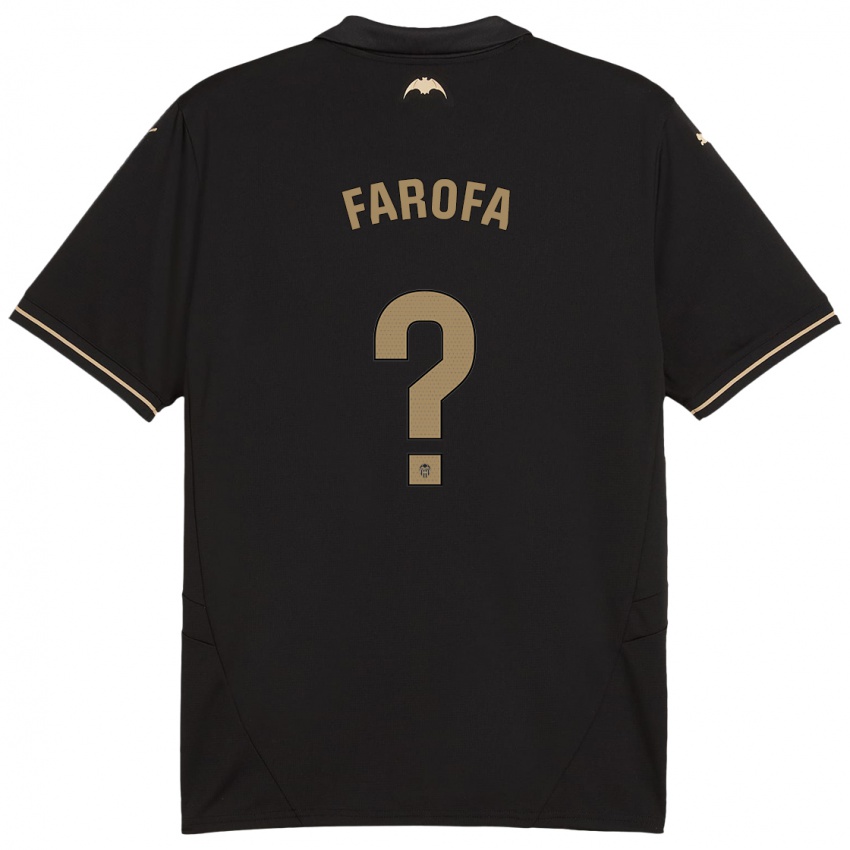 Criança Camisola Rodrigo Farofa #0 Preto Alternativa 2024/25 Camisa