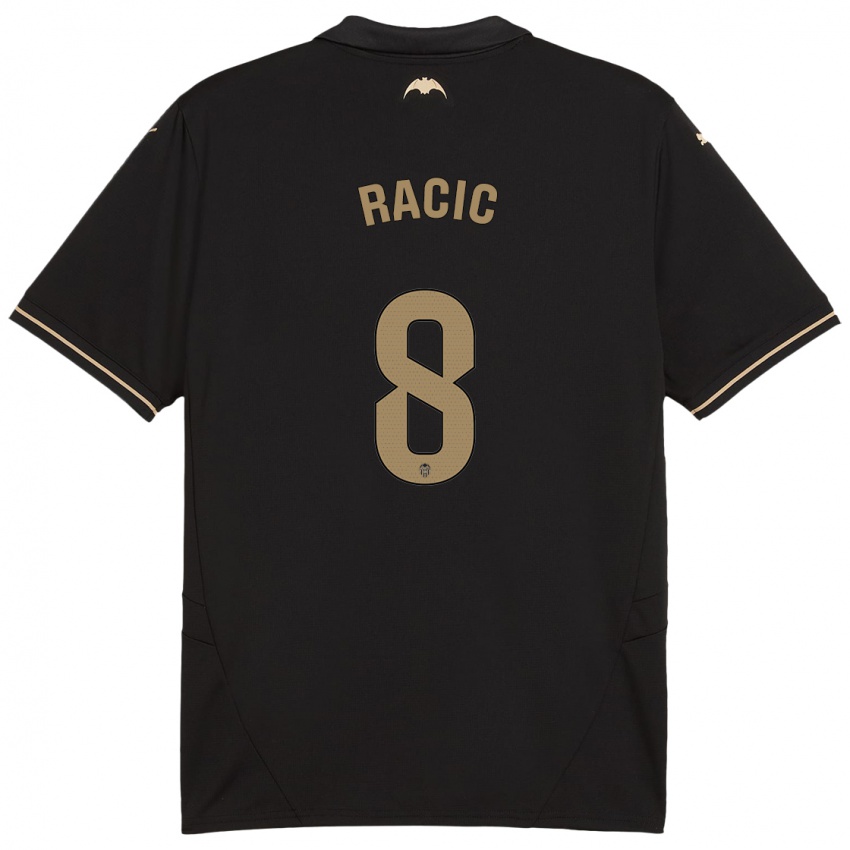 Criança Camisola Uros Racic #8 Preto Alternativa 2024/25 Camisa