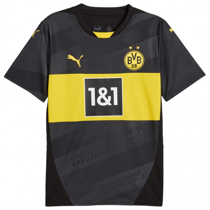 Criança Camisola Tyler Meiser #16 Amarelo Preto Alternativa 2024/25 Camisa