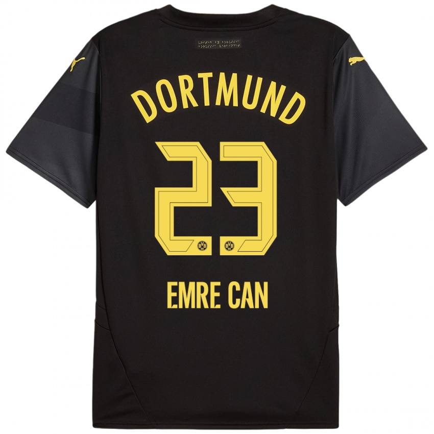 Criança Camisola Emre Can #23 Amarelo Preto Alternativa 2024/25 Camisa