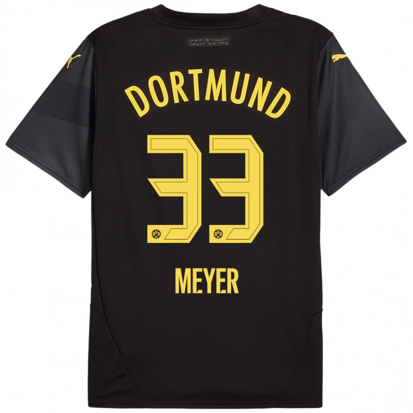 Criança Camisola Alexander Meyer #33 Amarelo Preto Alternativa 2024/25 Camisa