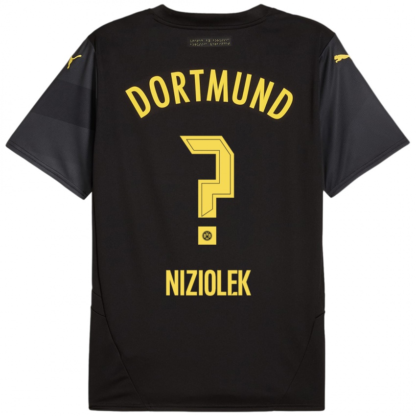 Criança Camisola Alex Niziolek #0 Amarelo Preto Alternativa 2024/25 Camisa