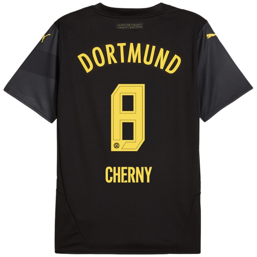 Criança Camisola Nick Cherny #8 Amarelo Preto Alternativa 2024/25 Camisa