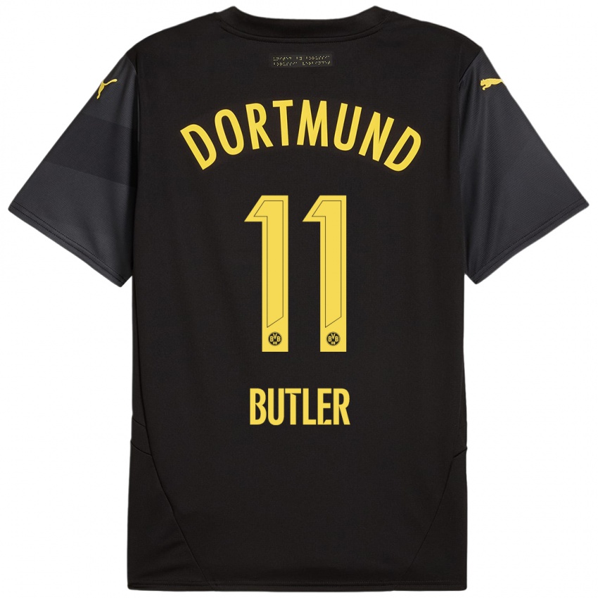 Criança Camisola Justin Butler #11 Amarelo Preto Alternativa 2024/25 Camisa