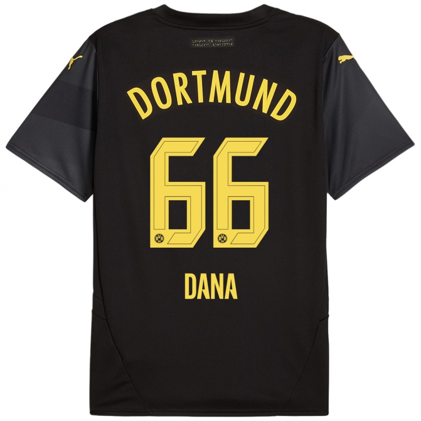 Criança Camisola Bleckmann Dana #66 Amarelo Preto Alternativa 2024/25 Camisa