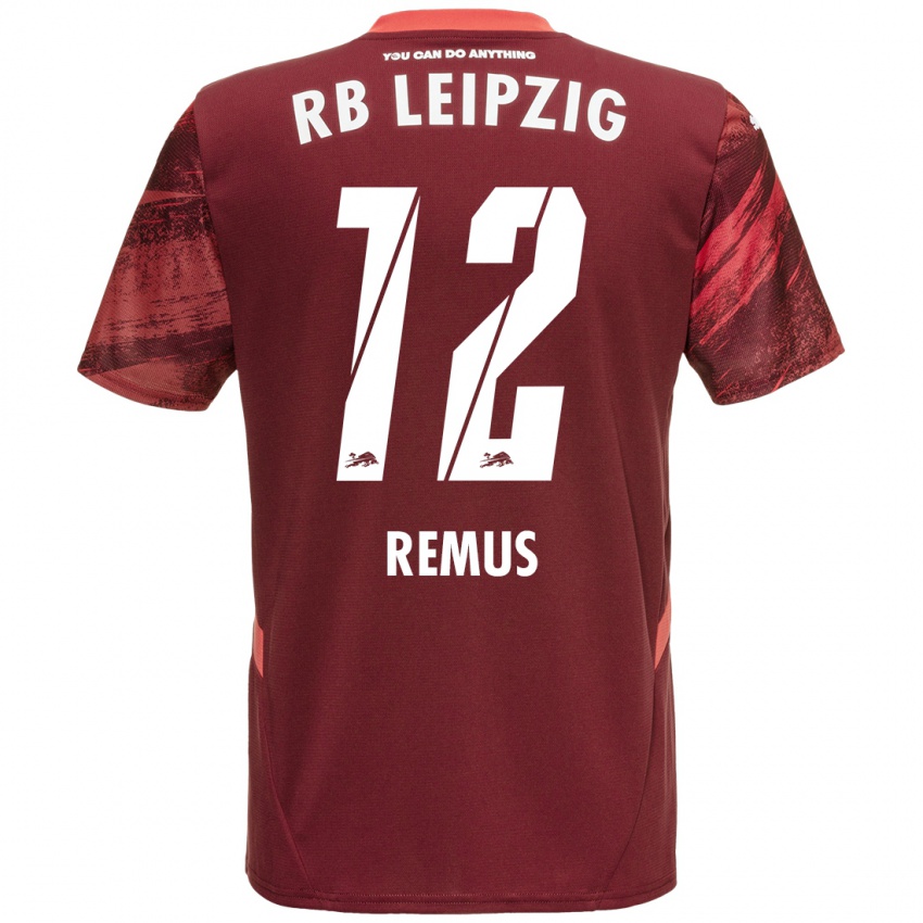 Criança Camisola Niklas Remus #12 Borgonha Alternativa 2024/25 Camisa