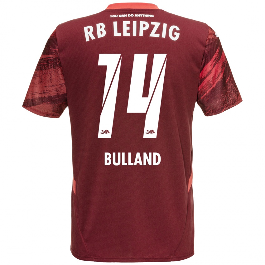 Criança Camisola Anton Bulland #14 Borgonha Alternativa 2024/25 Camisa