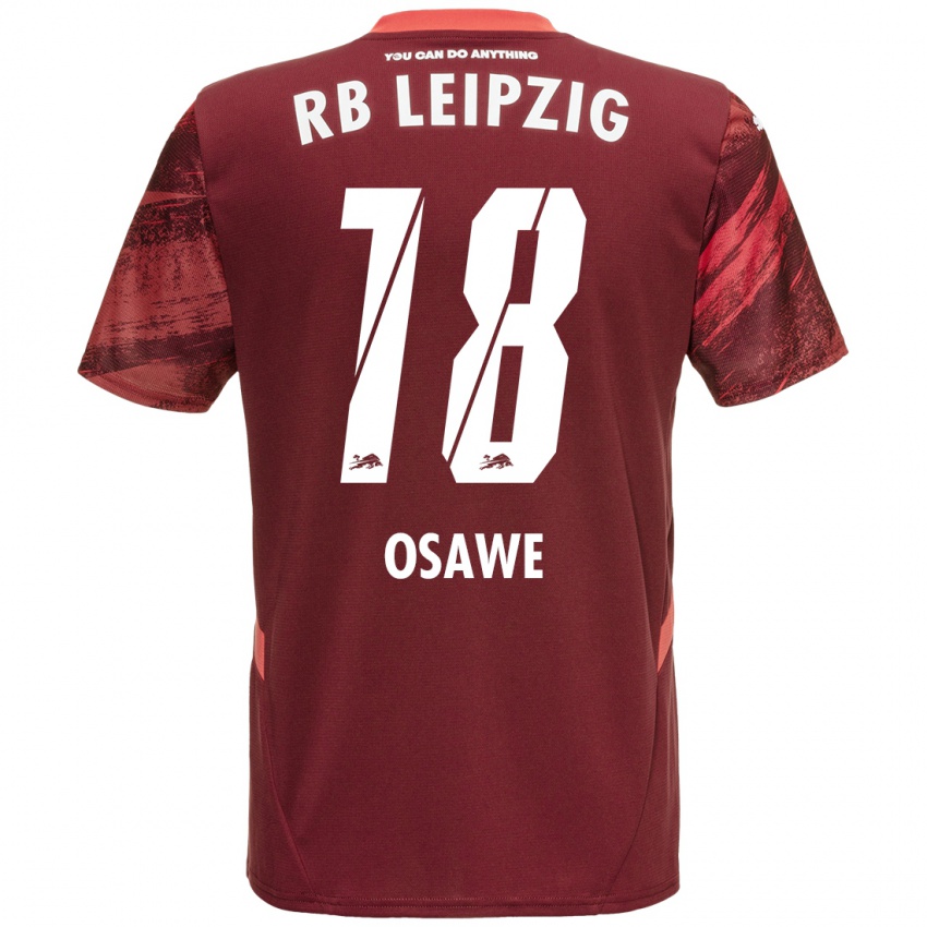 Criança Camisola Winners Osawe #18 Borgonha Alternativa 2024/25 Camisa