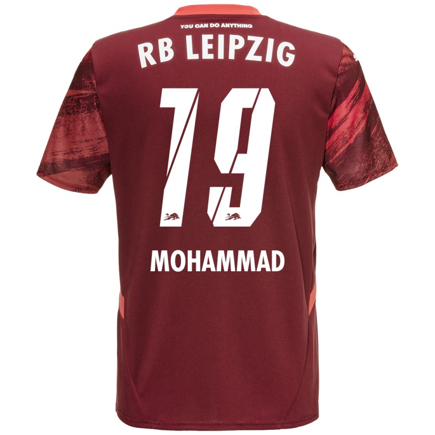 Criança Camisola Sammy Mohammad #19 Borgonha Alternativa 2024/25 Camisa