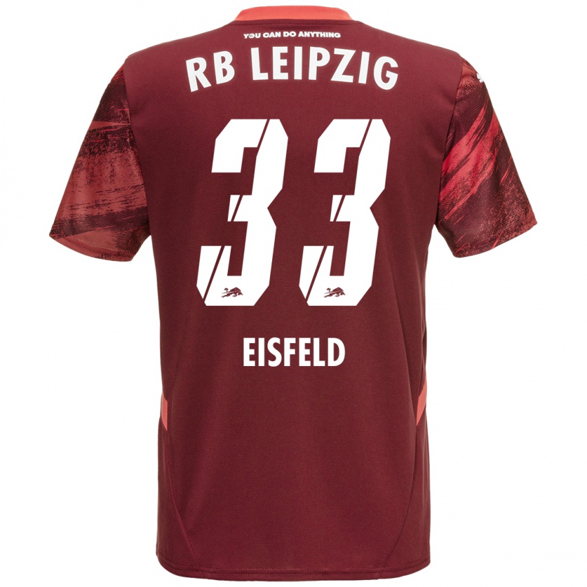 Criança Camisola Tom Eisfeld #33 Borgonha Alternativa 2024/25 Camisa