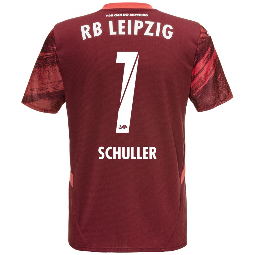 Criança Camisola Gina Schüller #1 Borgonha Alternativa 2024/25 Camisa