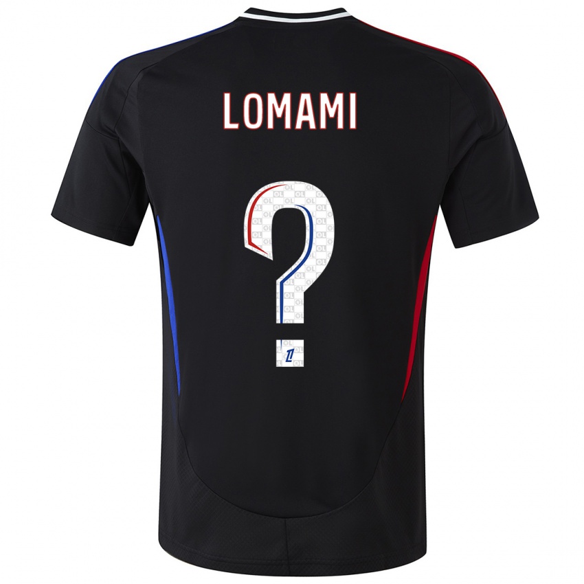 Criança Camisola Irvyn Lomami #0 Preto Alternativa 2024/25 Camisa