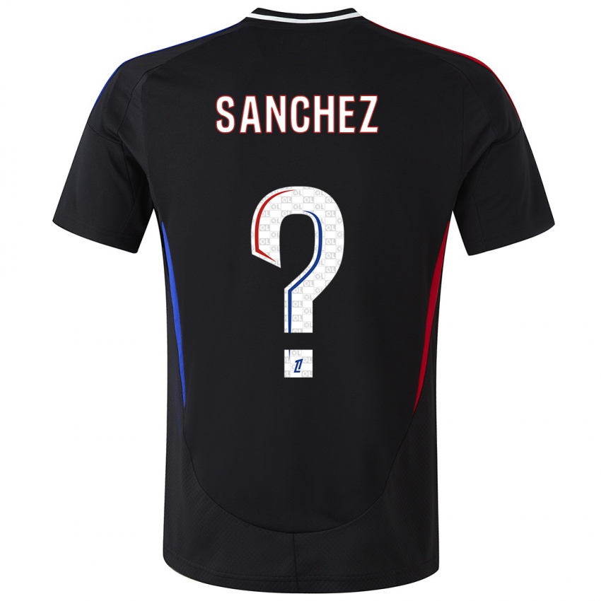 Criança Camisola Florent Sanchez #0 Preto Alternativa 2024/25 Camisa