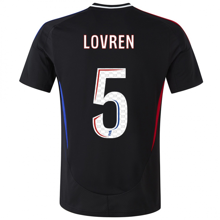 Criança Camisola Dejan Lovren #5 Preto Alternativa 2024/25 Camisa