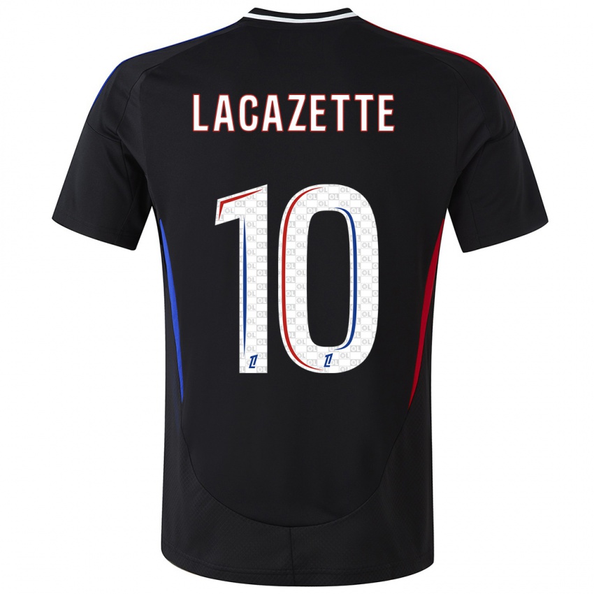 Criança Camisola Alexandre Lacazette #10 Preto Alternativa 2024/25 Camisa