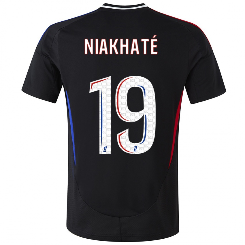 Criança Camisola Moussa Niakhaté #19 Preto Alternativa 2024/25 Camisa