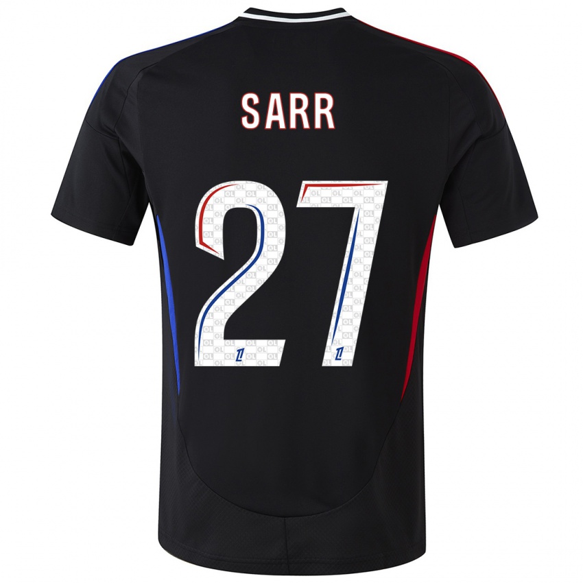 Criança Camisola Amin Sarr #27 Preto Alternativa 2024/25 Camisa