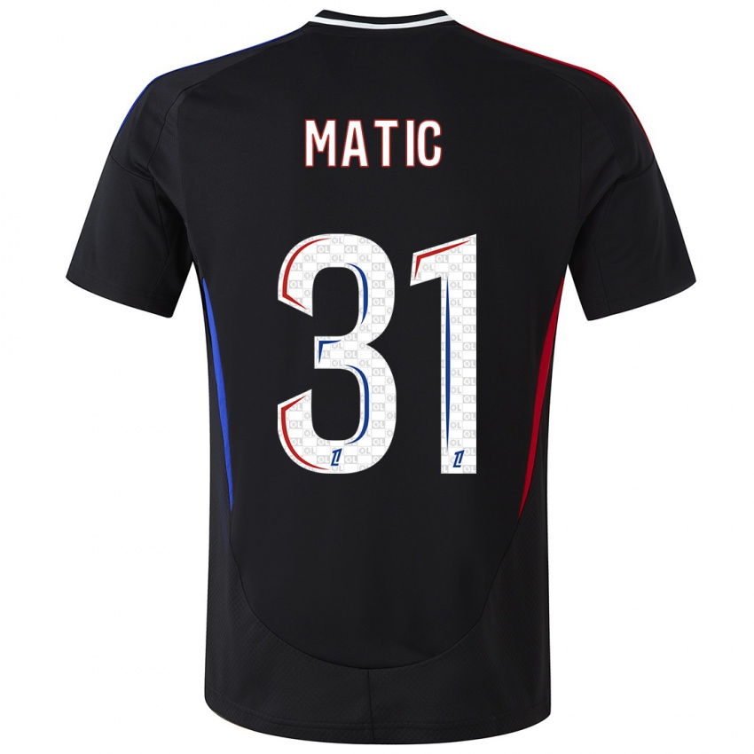 Criança Camisola Nemanja Matic #31 Preto Alternativa 2024/25 Camisa