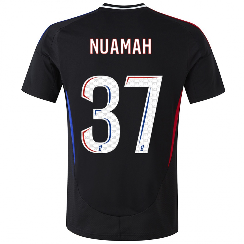 Criança Camisola Ernest Nuamah #37 Preto Alternativa 2024/25 Camisa