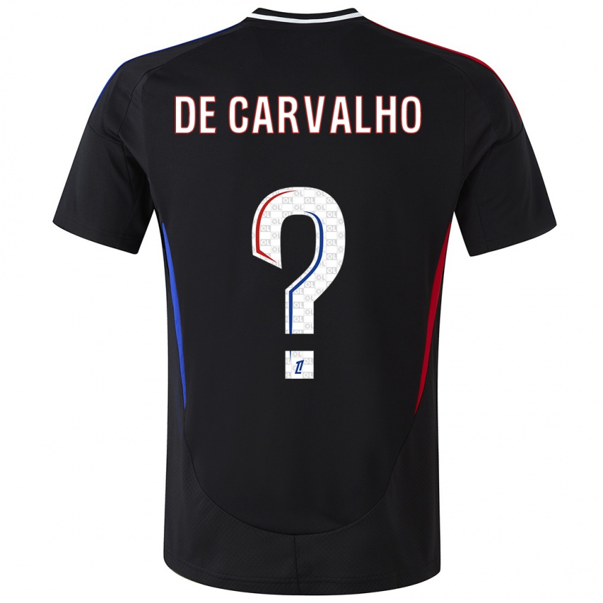 Criança Camisola Mathys De Carvalho #0 Preto Alternativa 2024/25 Camisa