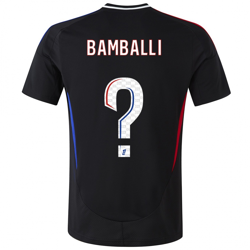 Criança Camisola Léo Bamballi #0 Preto Alternativa 2024/25 Camisa