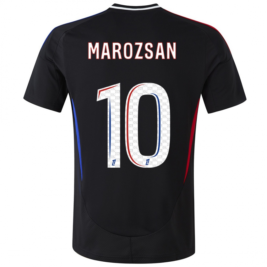 Criança Camisola Dzsenifer Marozsan #10 Preto Alternativa 2024/25 Camisa