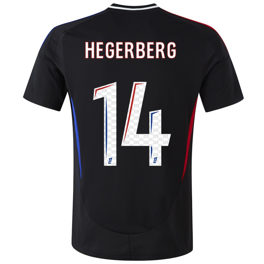 Criança Camisola Ada Hegerberg #14 Preto Alternativa 2024/25 Camisa