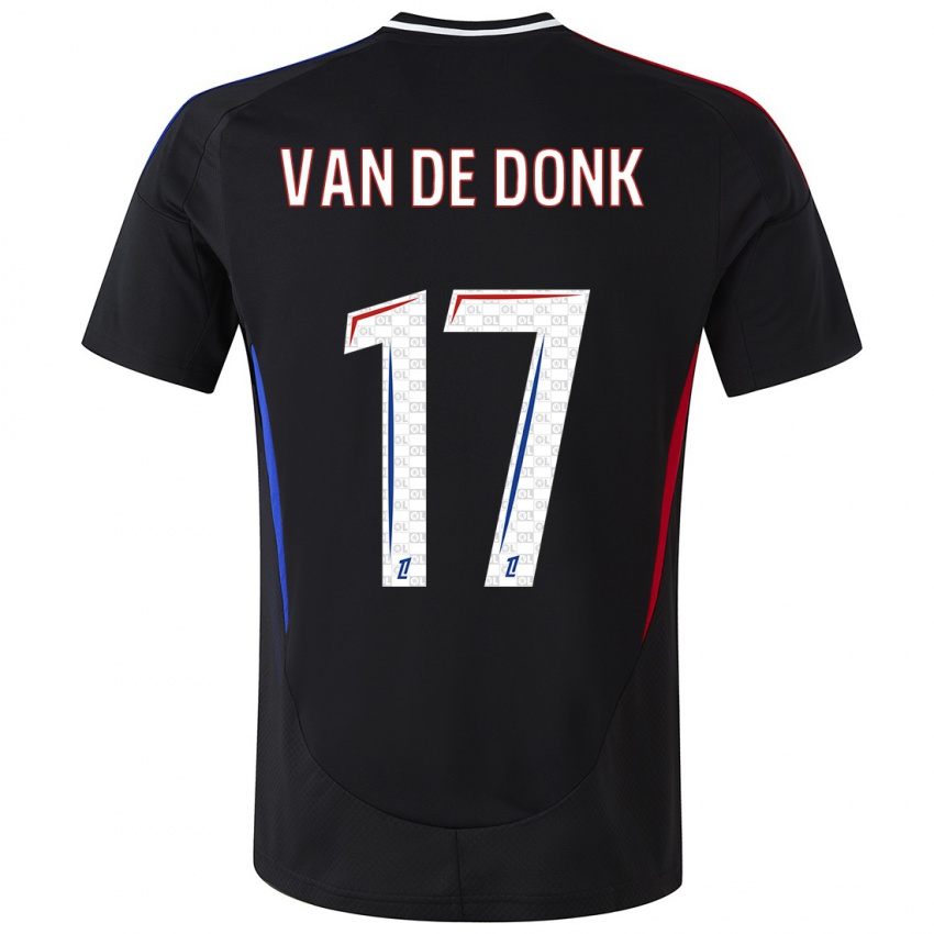 Criança Camisola Danielle Van De Donk #17 Preto Alternativa 2024/25 Camisa