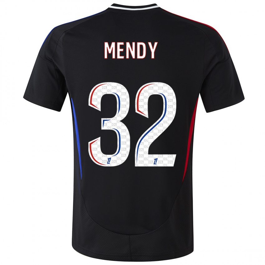 Criança Camisola Maeline Mendy #32 Preto Alternativa 2024/25 Camisa