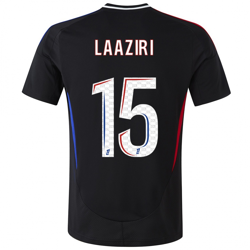 Criança Camisola Achraf Laaziri #15 Preto Alternativa 2024/25 Camisa