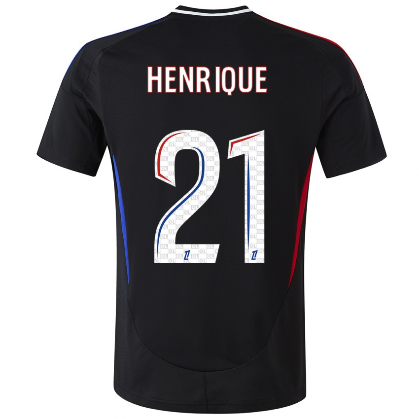 Criança Camisola Henrique #21 Preto Alternativa 2024/25 Camisa