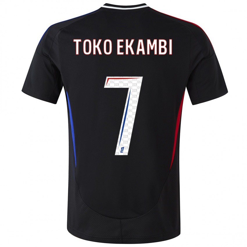 Criança Camisola Karl Toko Ekambi #7 Preto Alternativa 2024/25 Camisa