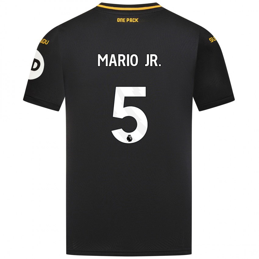 Criança Camisola Mario Lemina #5 Preto Alternativa 2024/25 Camisa