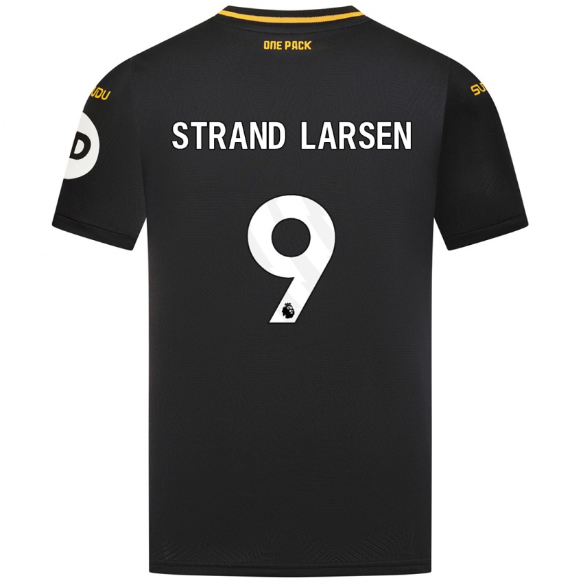 Criança Camisola Jørgen Strand Larsen #9 Preto Alternativa 2024/25 Camisa