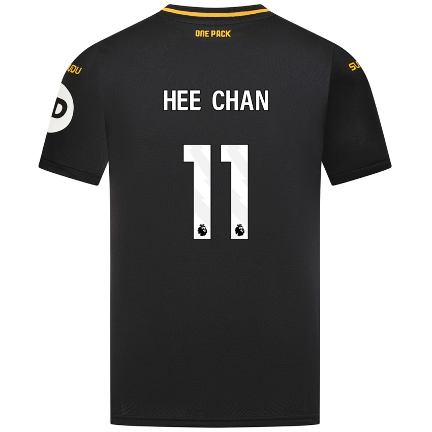 Criança Camisola Hee-Chan Hwang #11 Preto Alternativa 2024/25 Camisa