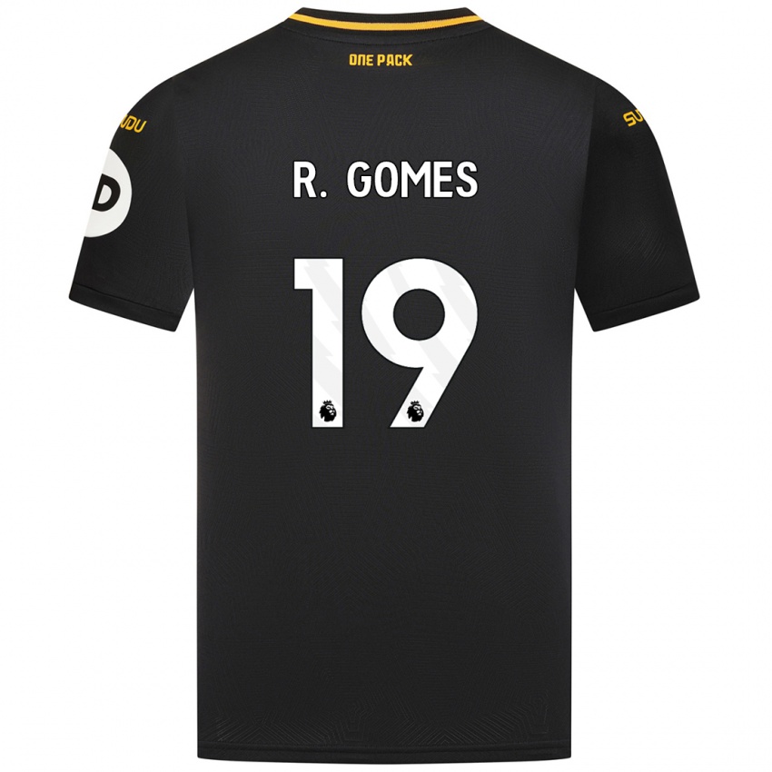 Criança Camisola Rodrigo Gomes #19 Preto Alternativa 2024/25 Camisa