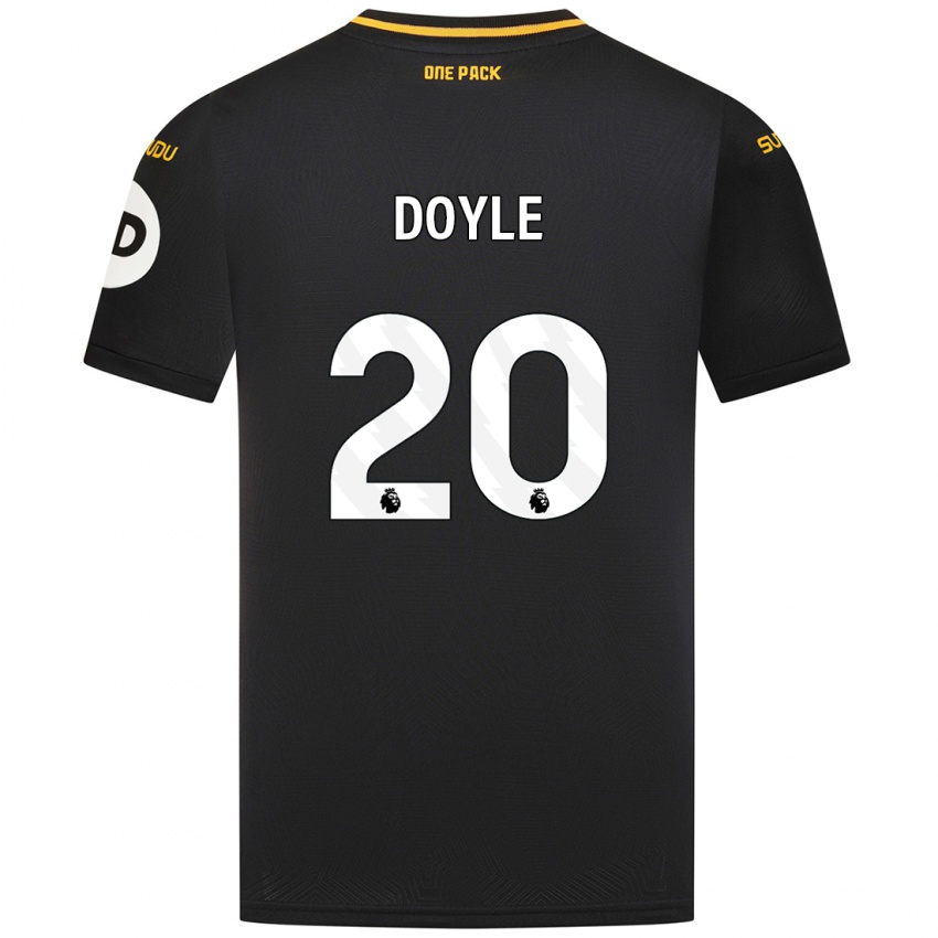 Criança Camisola Tommy Doyle #20 Preto Alternativa 2024/25 Camisa