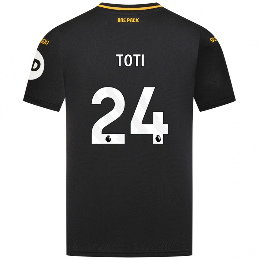 Criança Camisola Toti #24 Preto Alternativa 2024/25 Camisa