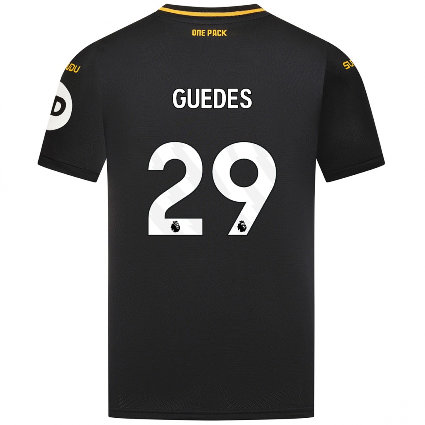 Criança Camisola Goncalo Guedes #29 Preto Alternativa 2024/25 Camisa