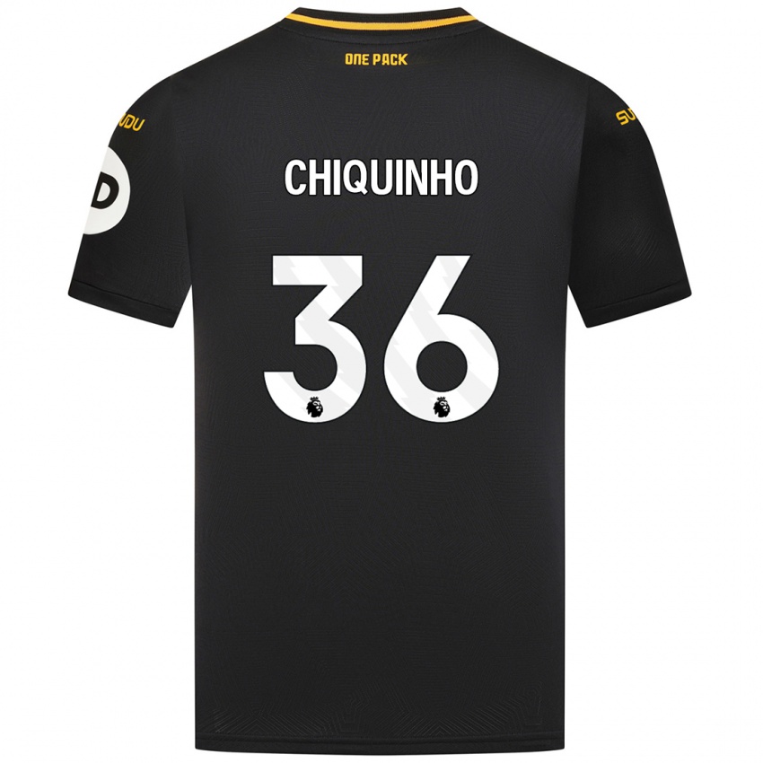 Criança Camisola Chiquinho #36 Preto Alternativa 2024/25 Camisa