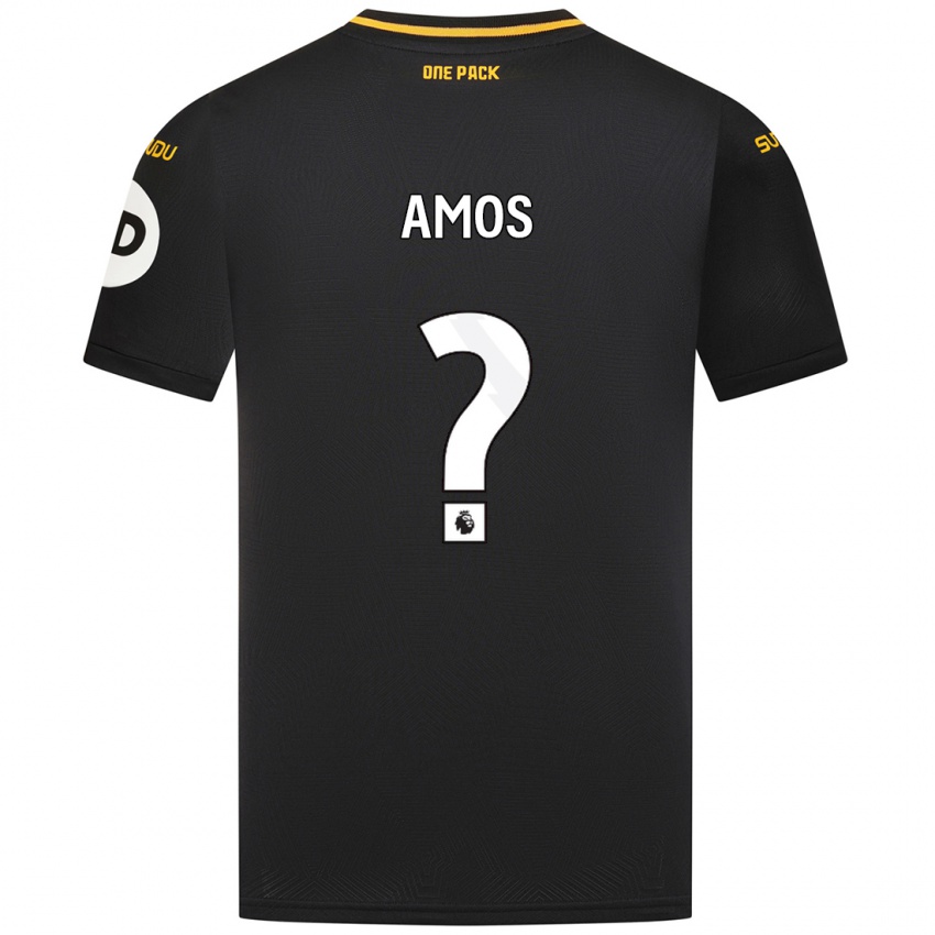 Criança Camisola Stan Amos #0 Preto Alternativa 2024/25 Camisa