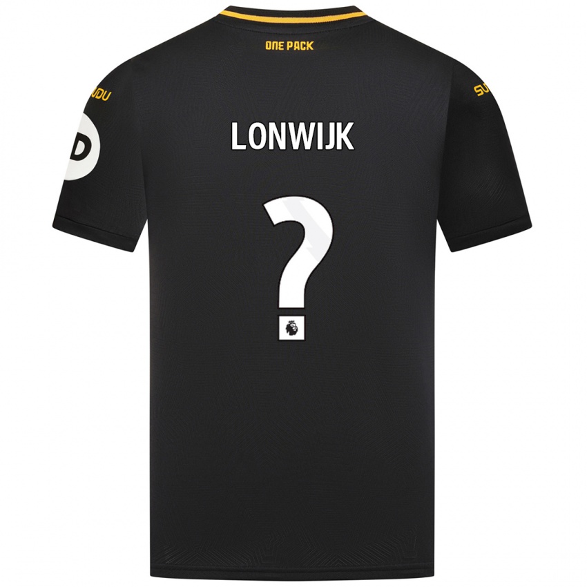 Criança Camisola Nigel Lonwijk #0 Preto Alternativa 2024/25 Camisa